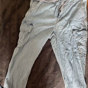 Men's Light Blue Cargo Pants